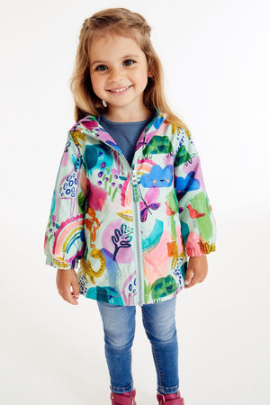 Weiter – Joyful nachhaltige Mädchen-Winterjacke und Regenmantel – Alter 5–6
