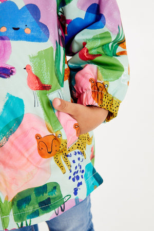 Weiter – Joyful nachhaltige Mädchen-Winterjacke und Regenmantel – Alter 5–6