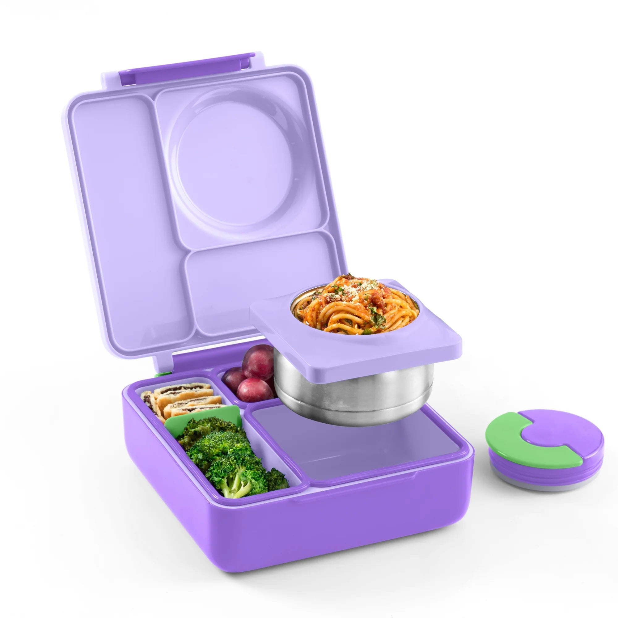 Omiebox - Isı Yalıtımlı Lila Moru Bento Yemek Kutusu