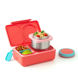 Omiebox - UP Isı Yalıtımlı 2. Nesil Kiraz Pembesi Bento Yemek Kutusu