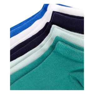 Petit Bateau - 5 Çift Düşük Çorap | Yeşil