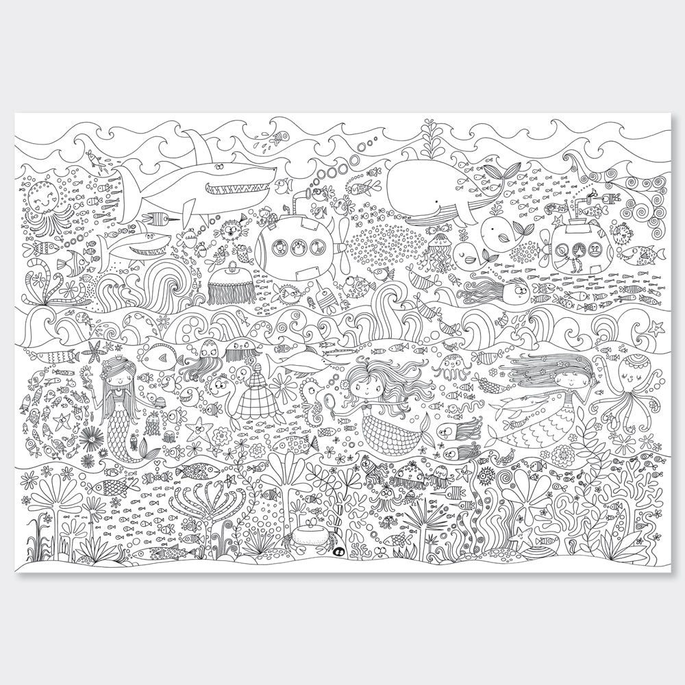 Rachel Ellen - Under The Sea Dev Boyama Posterleri