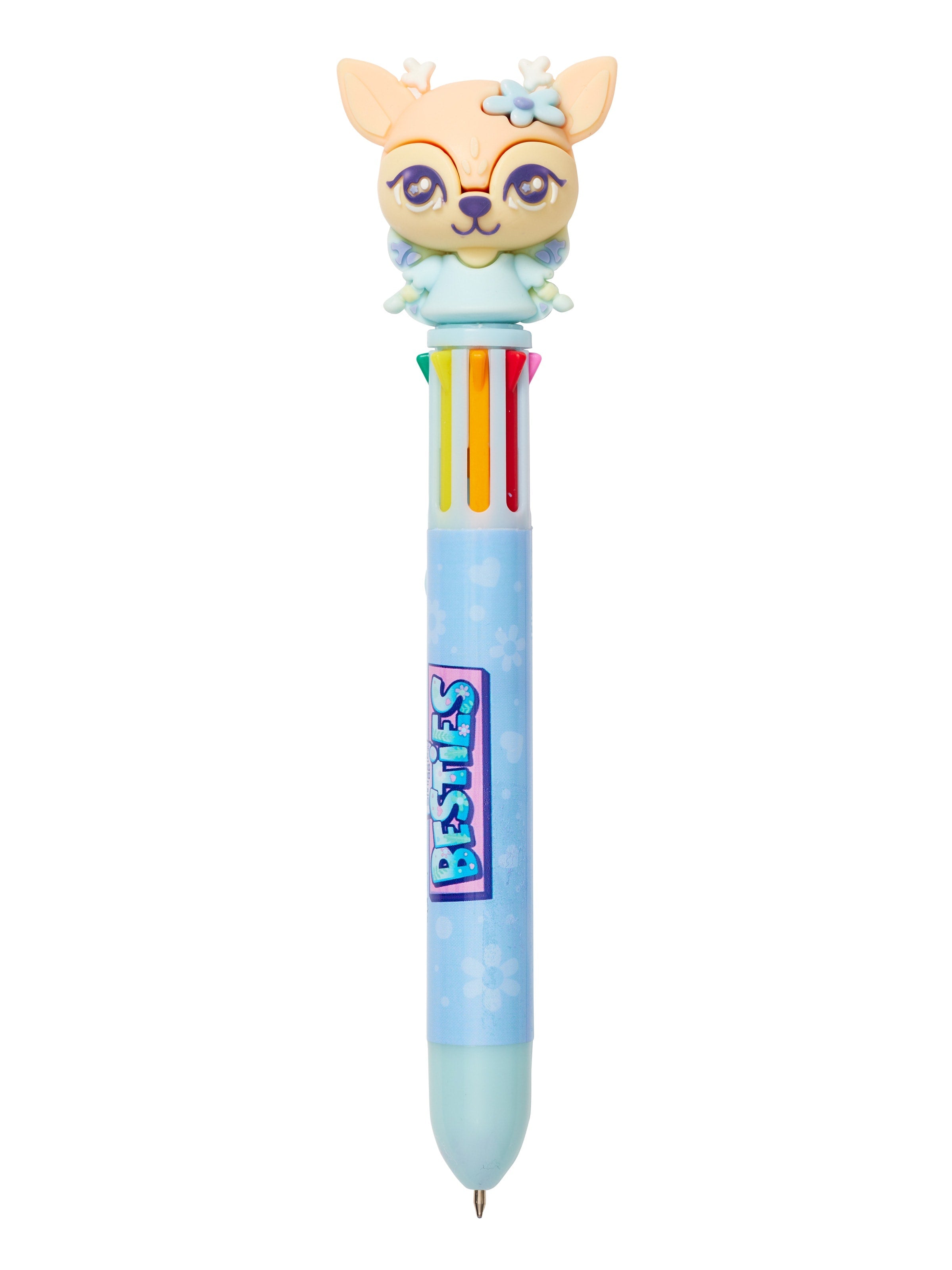 Smiggle - Besties 8 Renkli Gökkuşağı Tükenmez Kalemi