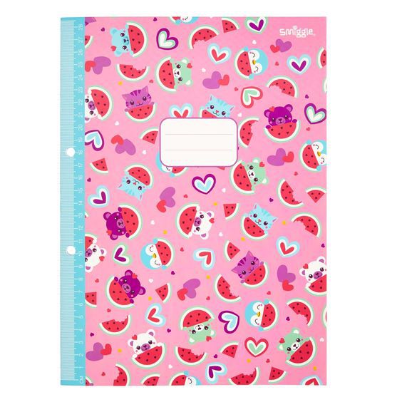 Smiggle - Cetvelli Çizgili 64 Sayfa A4 Defter