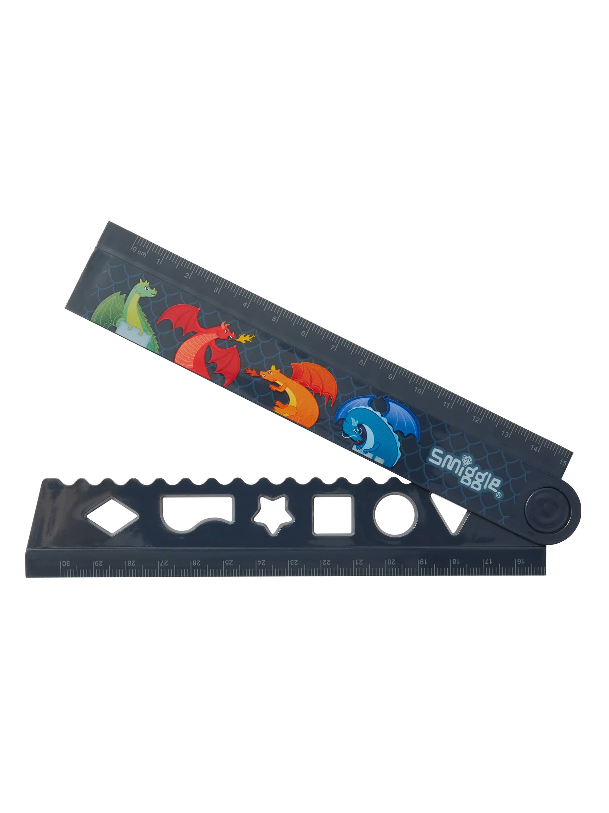 Smiggle - Dragon Trails Katlanabilir Cetvel