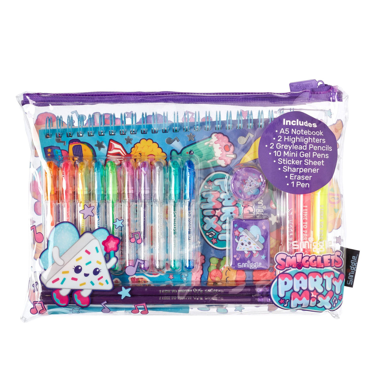 Smiggle - Essentials A5 Party Mix Kırtasiye Seti