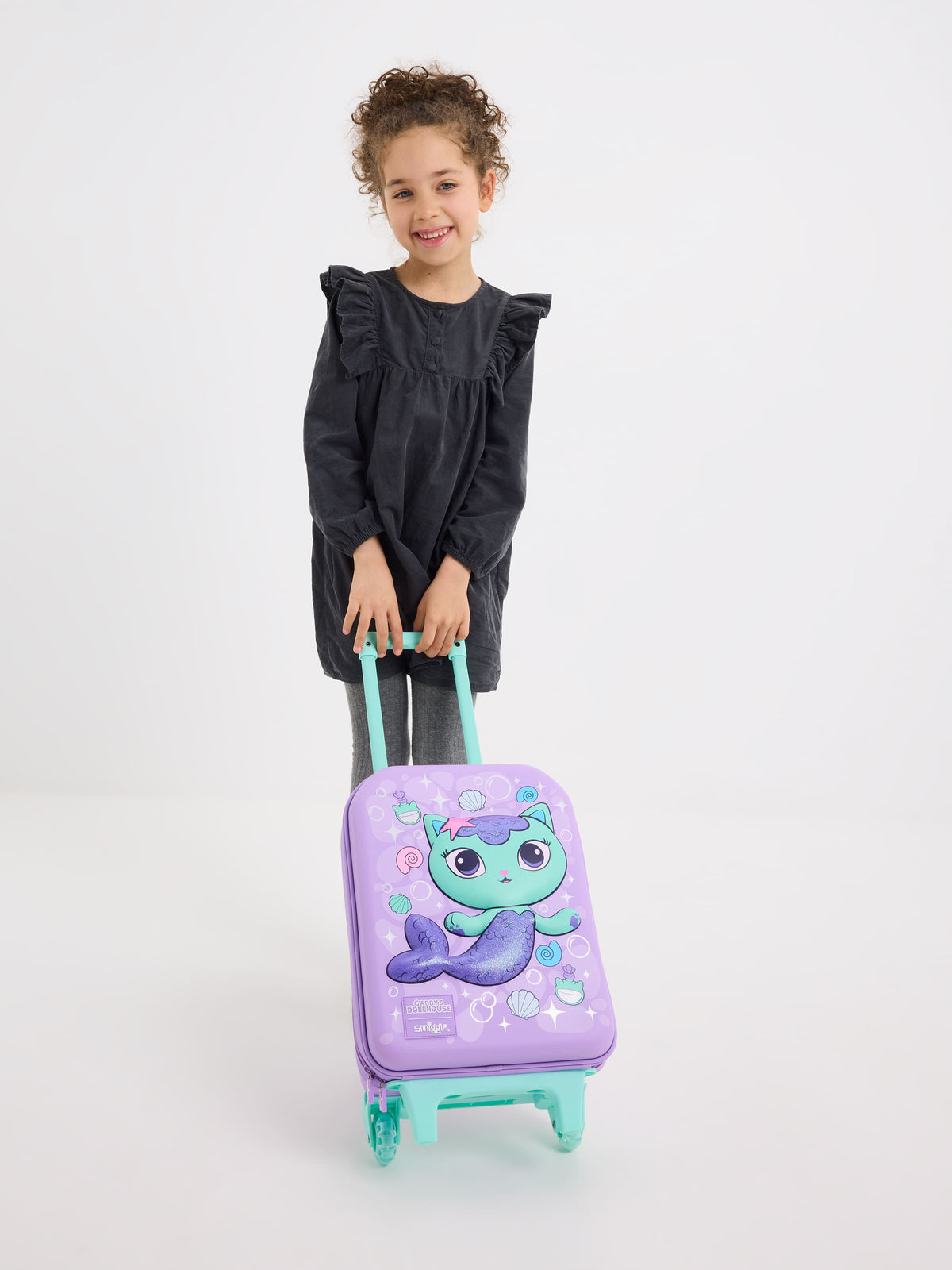 Smiggle - Gabbys Dollhouse Seyahat ve Okul Çekçekli Valiz Çantası