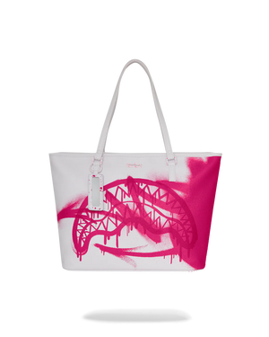 Sprayground - Storm Pembe Beyaz Tote Omuz Çantası