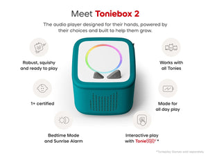 Tonies - Toniebox 2 Tropikal Turkuaz Başlangıç Seti Kutusu