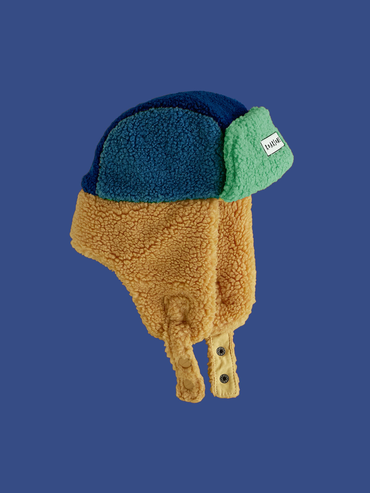 Roarsome - Kinder-Trapper-Mützen - Blau/Beige