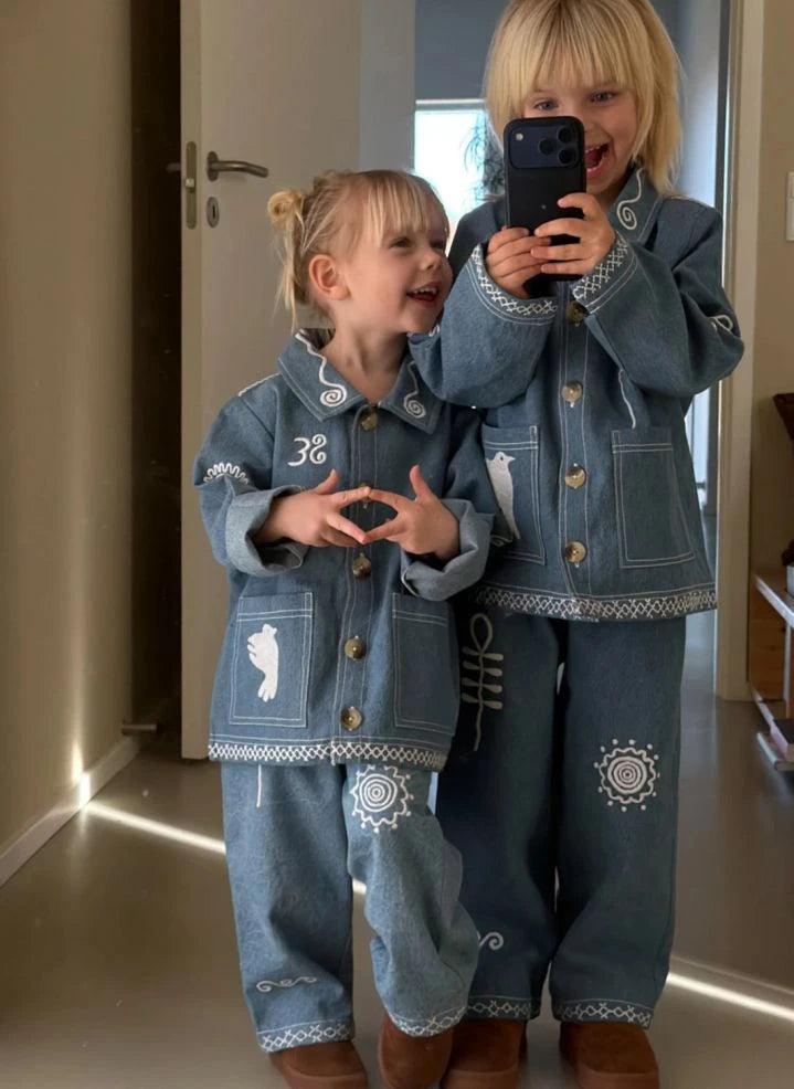 SISSEL EDELBO - My Denim Ceket - Çocuk koleksiyonu | Açık Mavi