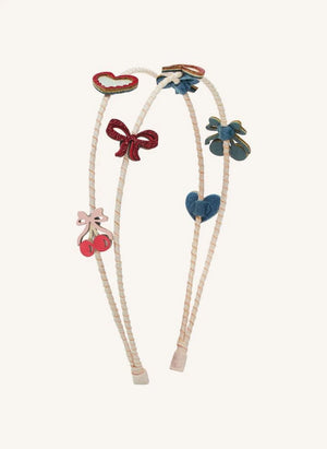 Mimi & Lula - Double Cerises Taç | Pembe