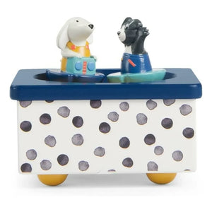 Moulin Roty - Spieluhr Puce und Pilou | Blau