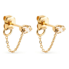 April Please - Blaise Earrings | Champagne