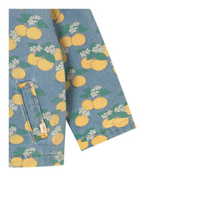 Tinycottons - Turuncu Denim Ceket | Mavi