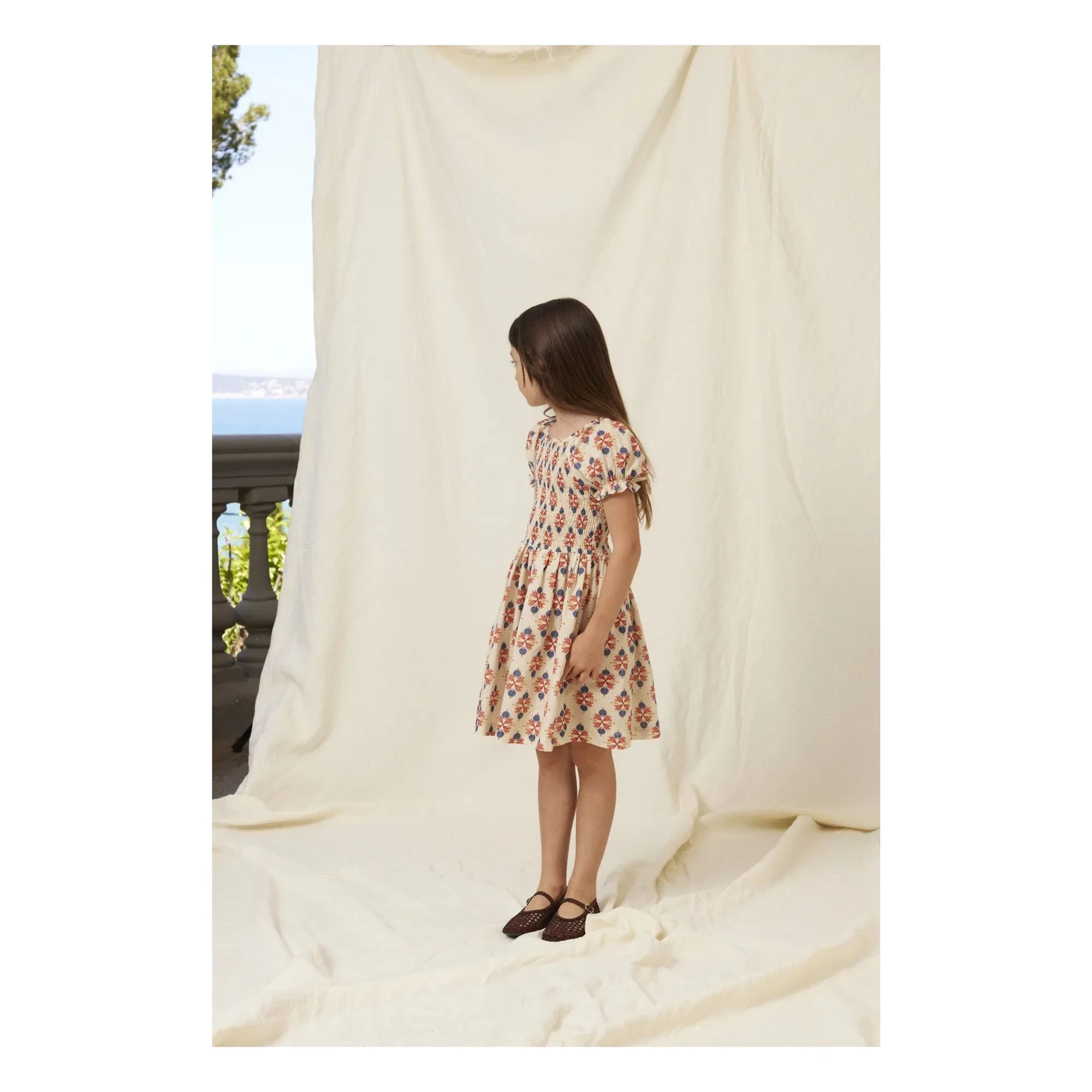 Bebe Organic - Kaia Büzgülü Elbise | Krem