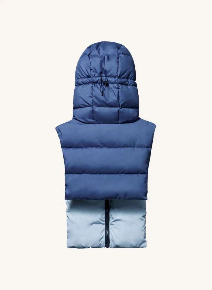 Fudoon - Wendbare Kapuzen-Daunenjacke | Eisblau