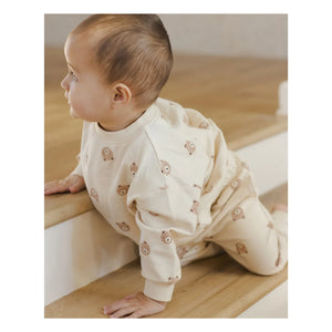Quincy Mae - Organic Cotton Teddy Jogger | Ecru