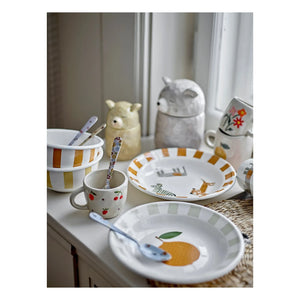 Bloomingville Mini - Agnès Email-Geschirrset | Weiß