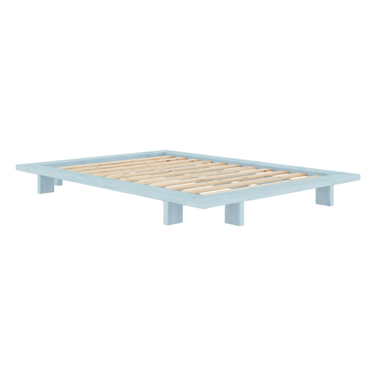 Karup Design - Japon ahşap yatak | Açık mavi