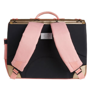 Jeune Premier - Midi Cherry Pompon School Bag | Gold