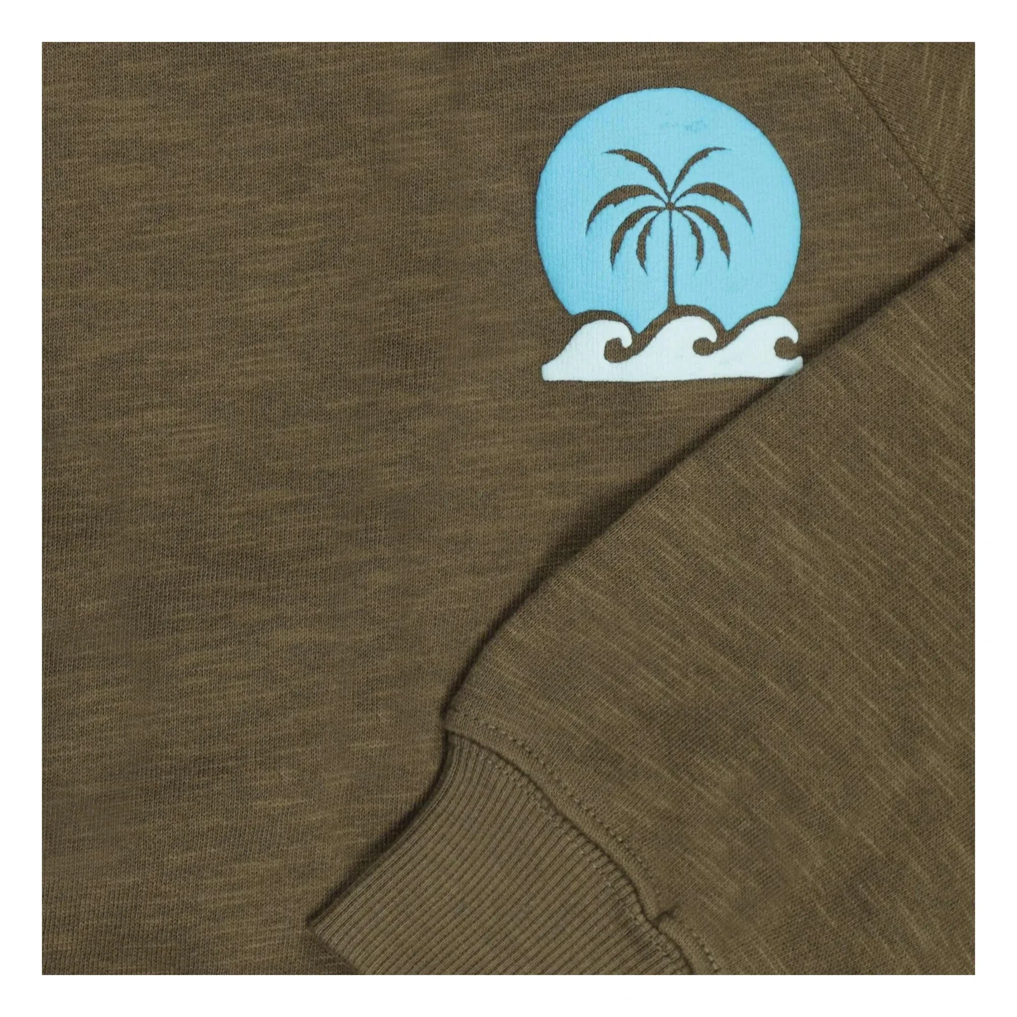 Tumble N'Dry - High Tide organic cotton sweatshirt | Khaki brown