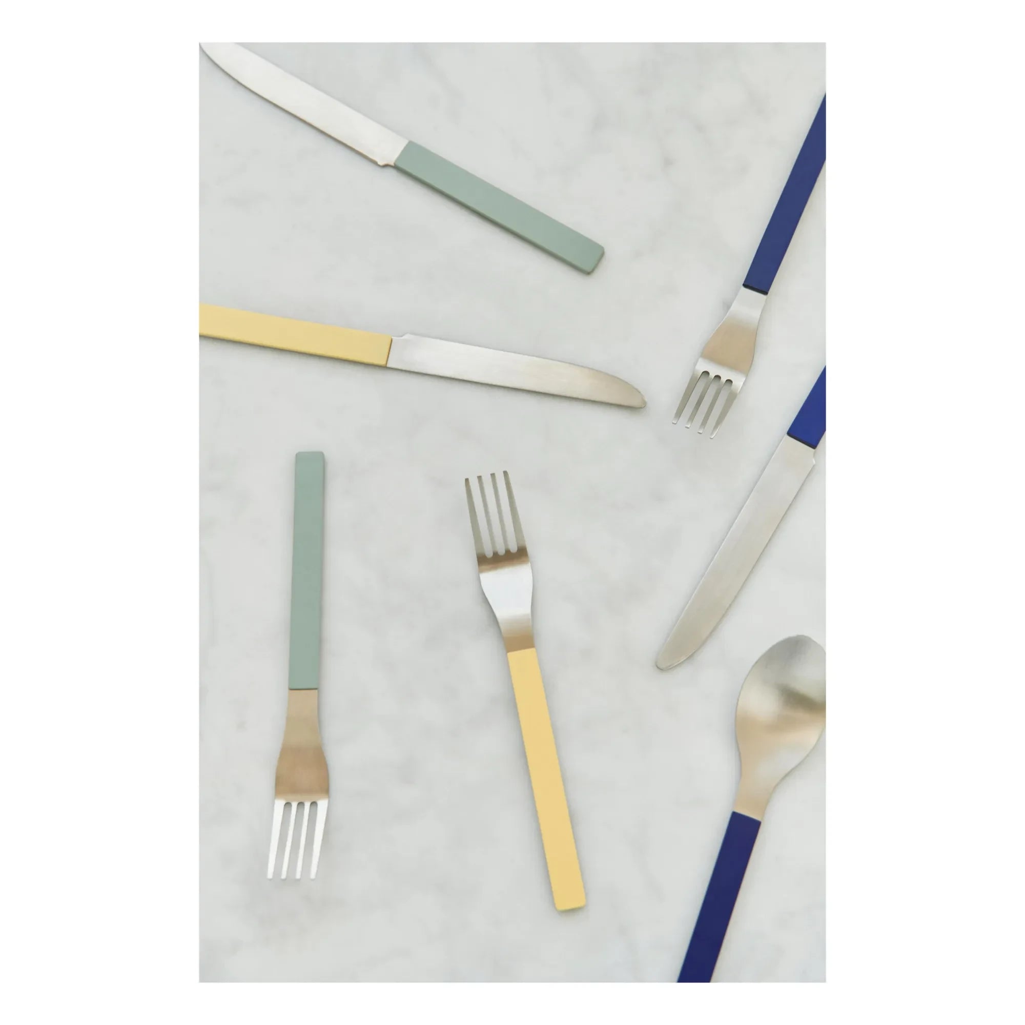 Hay - 4-piece cutlery set, Muller Van Severen - 4-Piece Set | Green