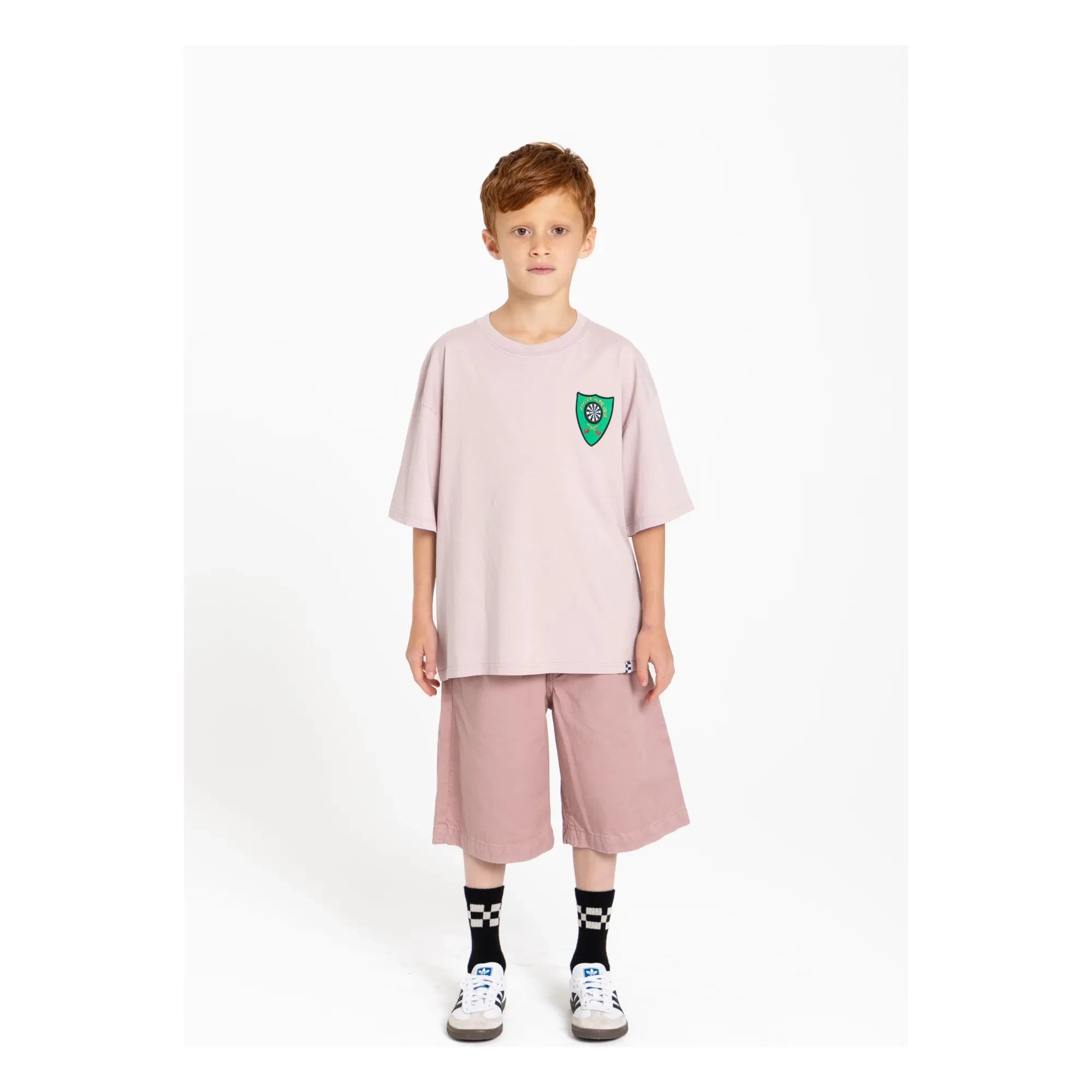 Finger in the nose - Camiseta de algodón orgánico Taylor | Rosa empolvado