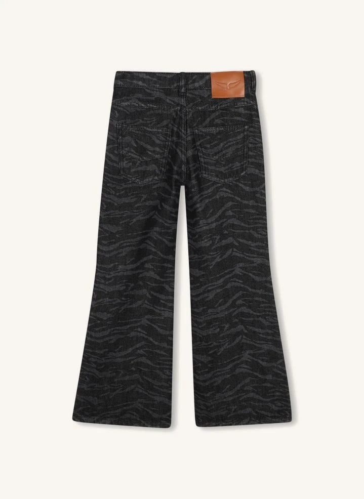 Zadig & Voltaire - Jean Victoria Zebra | denim negro