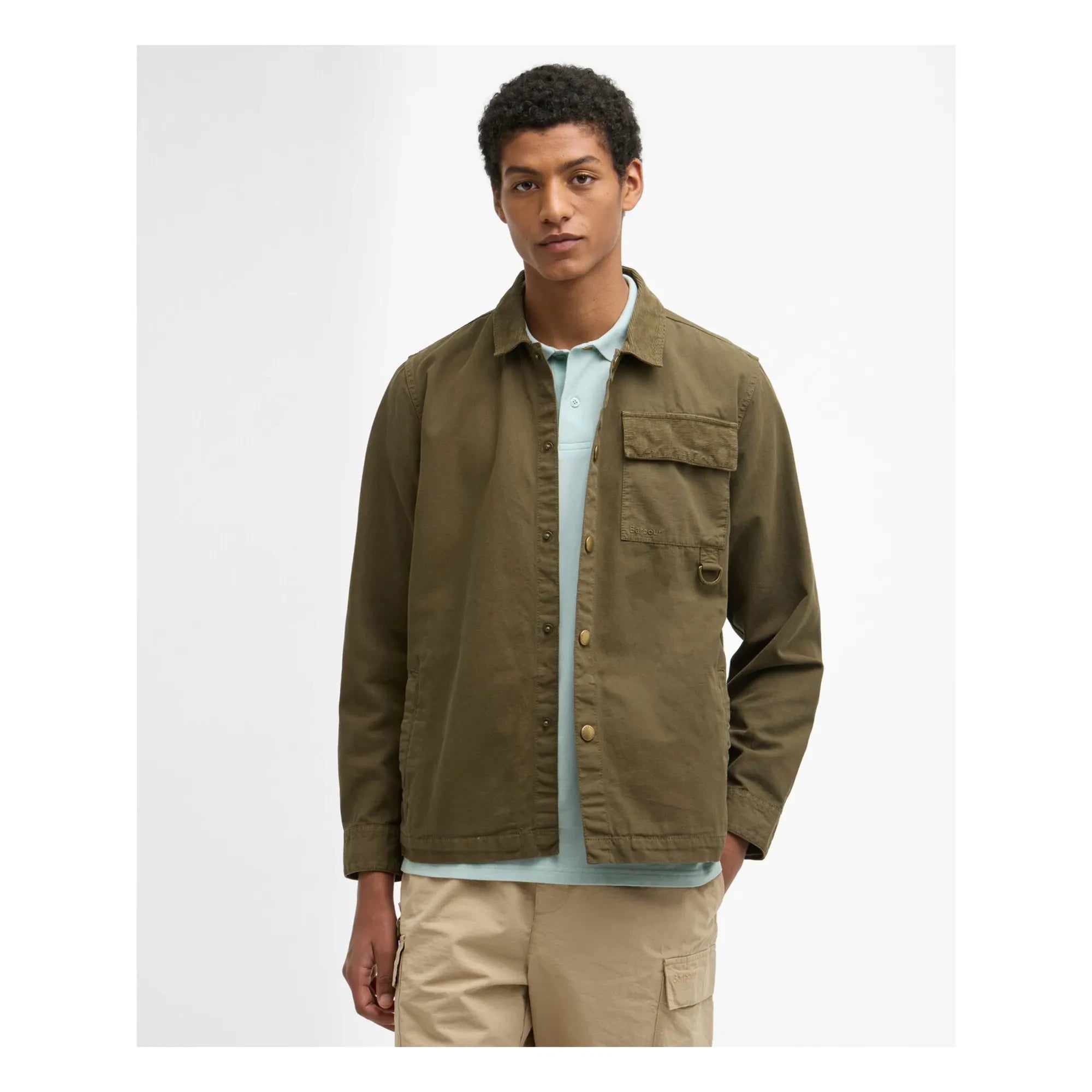 Barbour - Declan Patch Overshirt | Haki