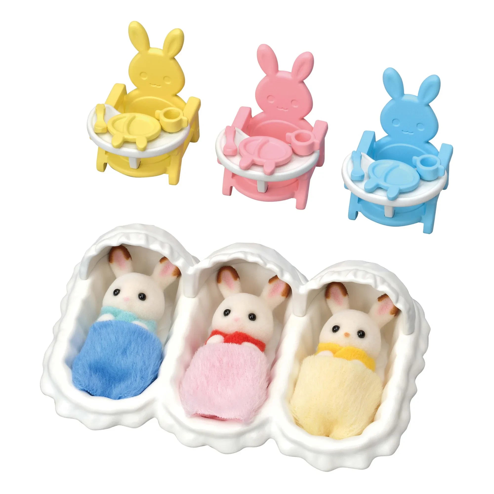 Sylvanian Families - Bunny Üçüzler Bakım Seti