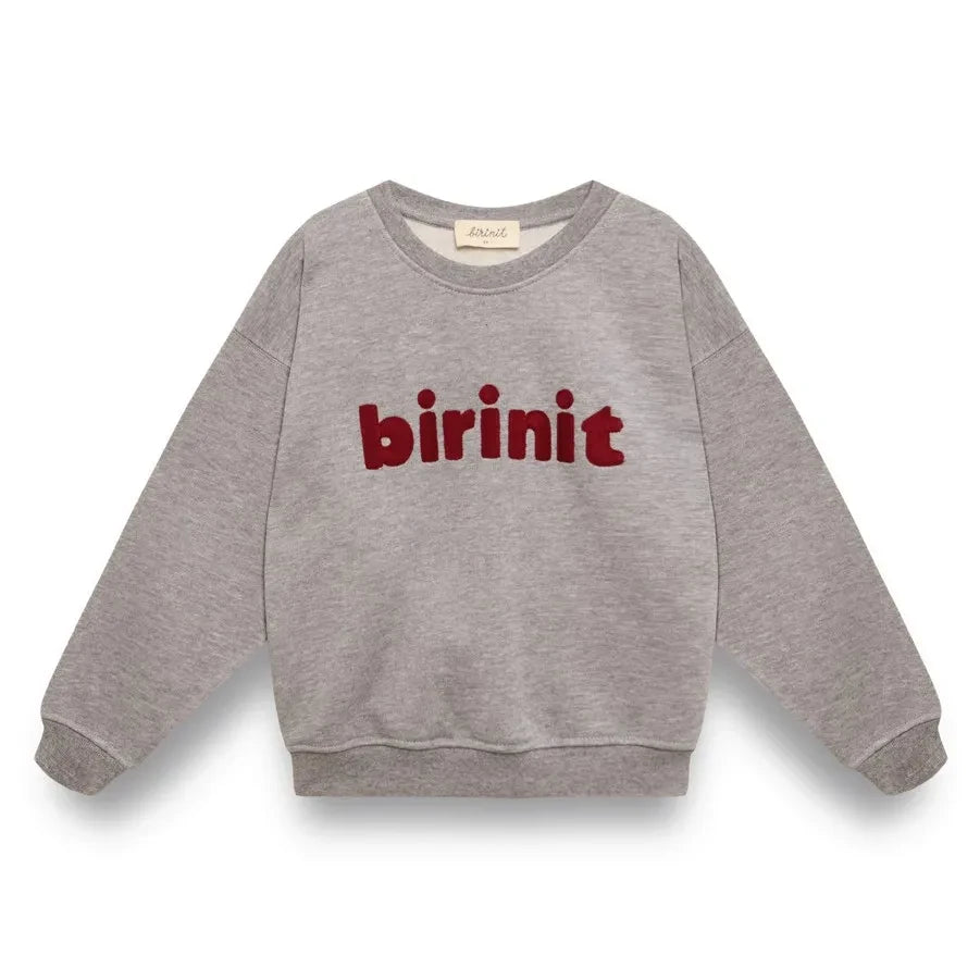 birinit - Sweat Birinit Organik Pamuk | Gri