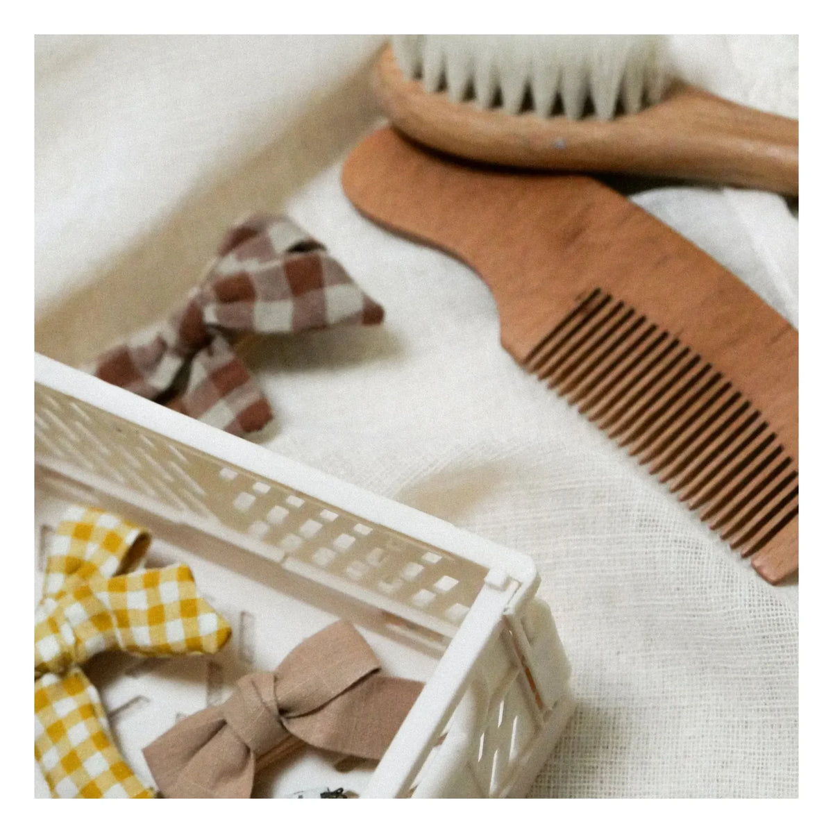 Gentil Coquelicot - Vichy Hair Clips