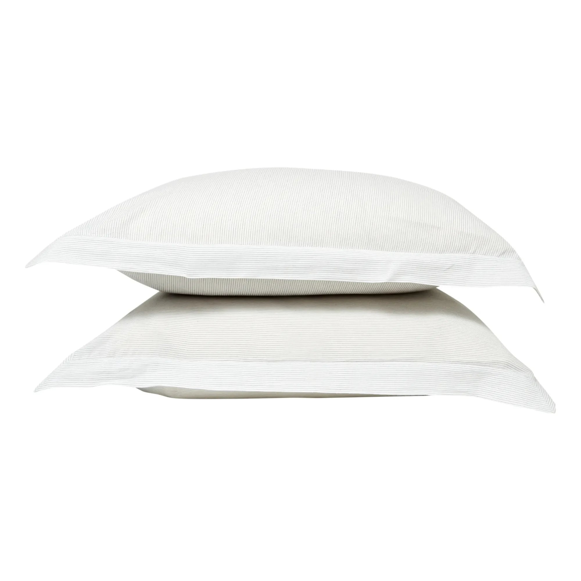 Scarlette Ateliers - Jack Handwoven Cotton Pillowcase - Set of 2 | Light Blue