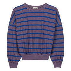 We Are Kids - Tony gestreiftes Sweatshirt aus Bio-Baumwolle | Lila
