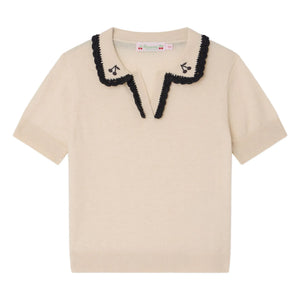Bonpoint - Polo de lana Lisette | Crudo