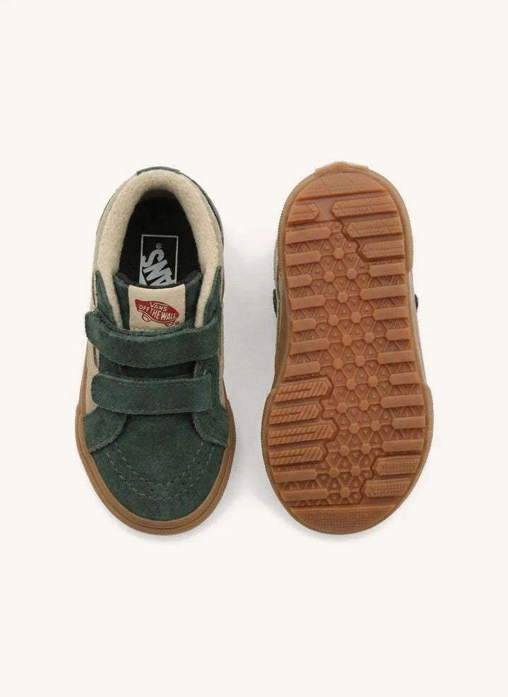 Vans - SK8-Mid Reissue V इंसुलेटेड रबर स्नीकर्स | खाकी