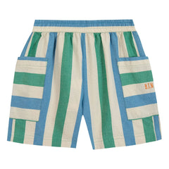 Bonton - Bermuda Lois Striped with Pockets | Ecru