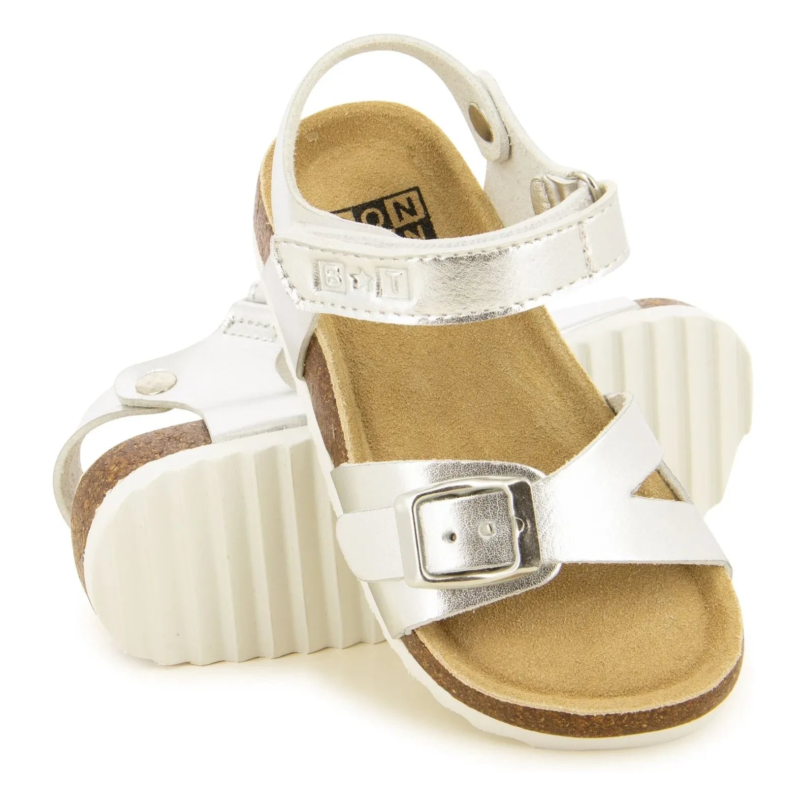 Bonton - Sandalias Memo Sweet | Plateado