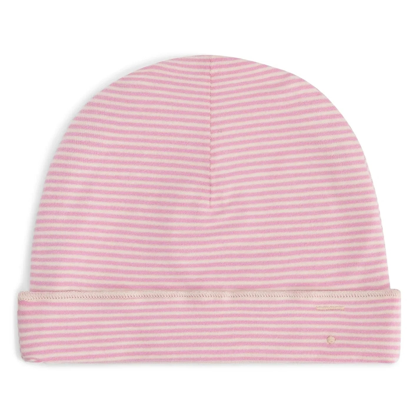 Gray Label - Gorro de rayas de algodón orgánico | Rosa