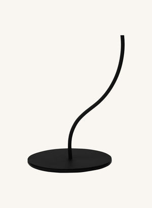Honoré - Kaa Metal and Raffia Floor Lamp | Black