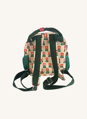 Mini Kyomo - Seventies Flowers Sırt Çantası - Mini Kyomo x Taxi Brousse | Bej