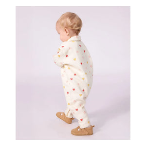 Petit Bateau - Mono Corazones | Crudo