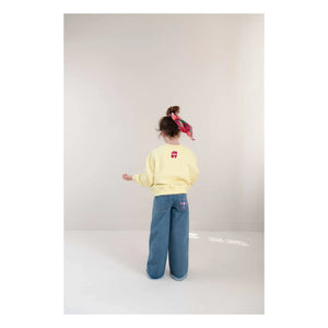 Sudadera Jenest - Tammie de algodón orgánico | Amarillo pálido