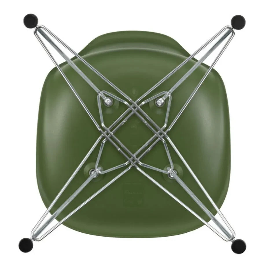 Vitra - DSR plastic chair - chrome frame - Charles & Ray Eames | Forest