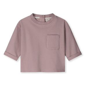 Gray Label - Organik pamuklu T-shirt | Gül kurusu