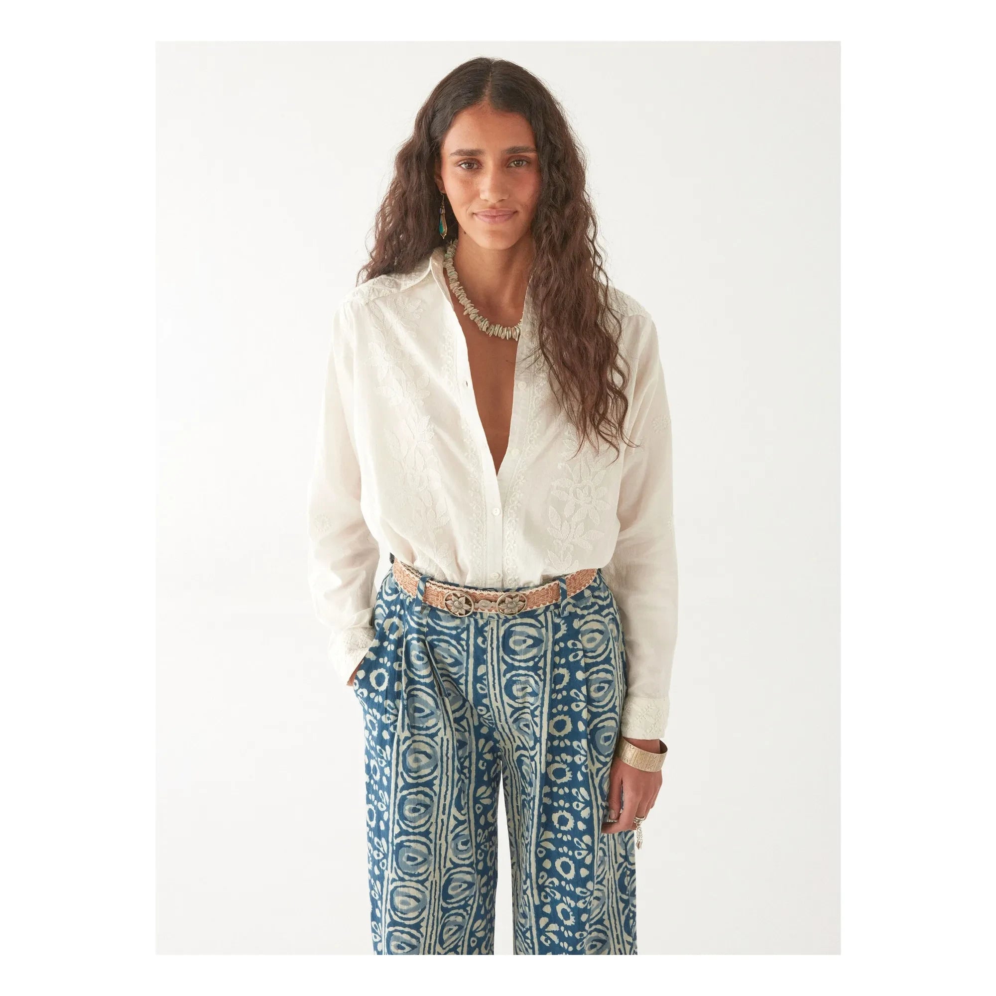 Maison Hotel - Pantalones Giselle Oceano Mare | Azul
