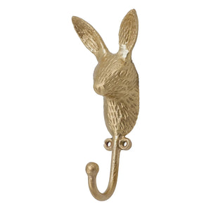 Doing Goods - Harri Hare Brass Coat Hook | Yellow