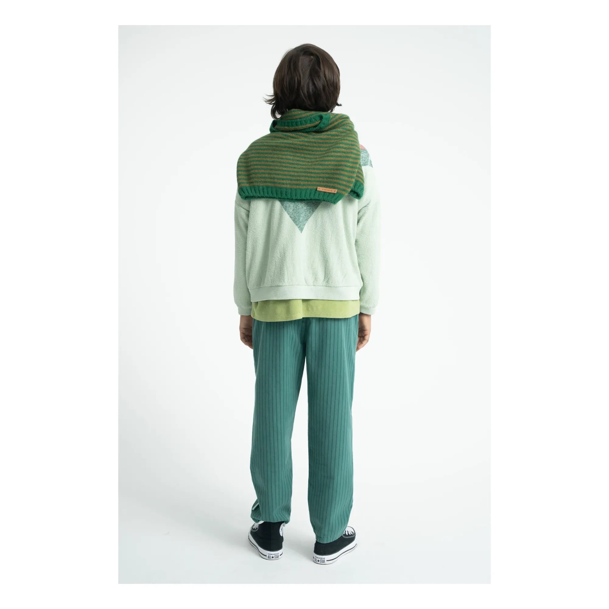 Piupiuchick - Pantalón de rayas | Verde