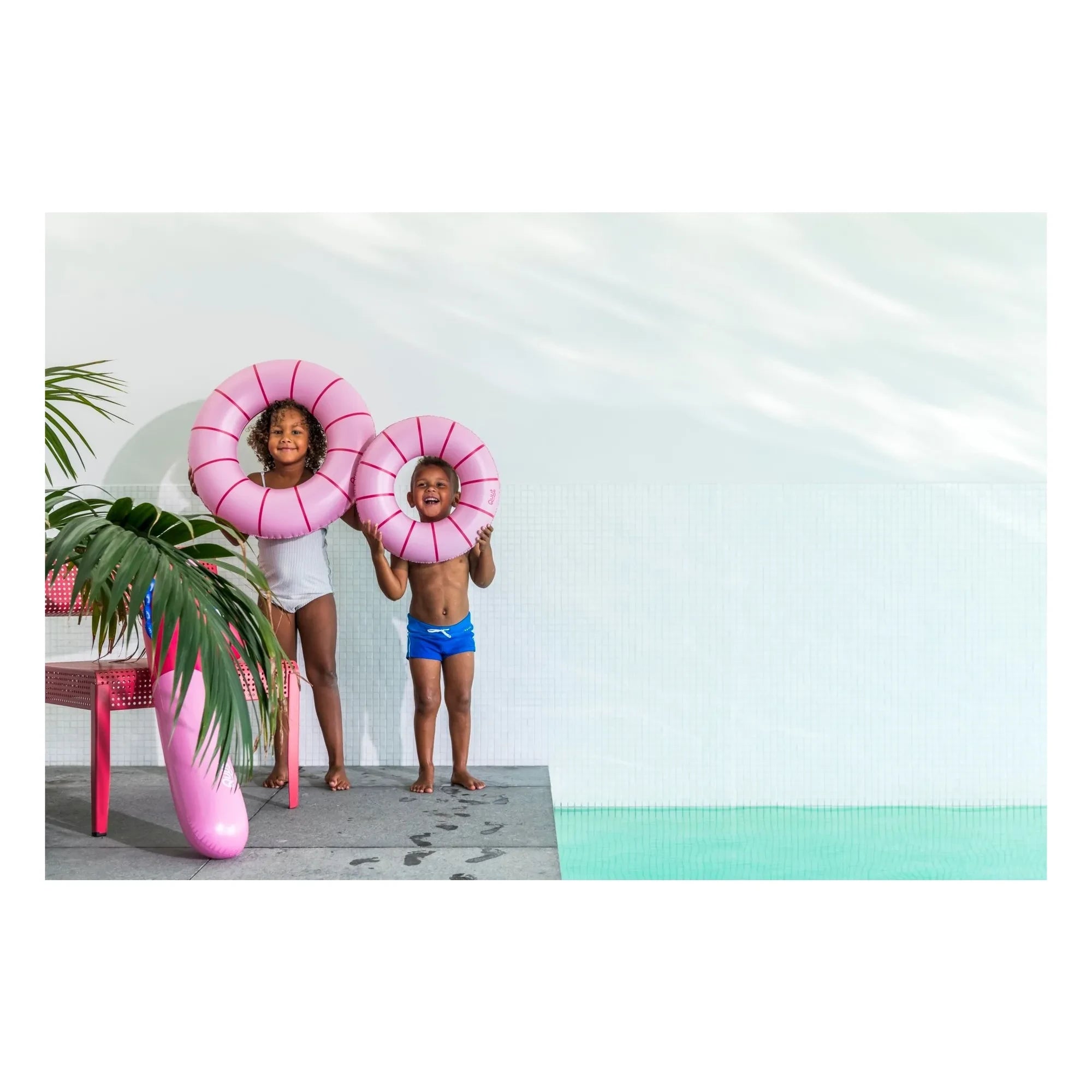 Quut - Aufblasbarer Schwimmring | Pink